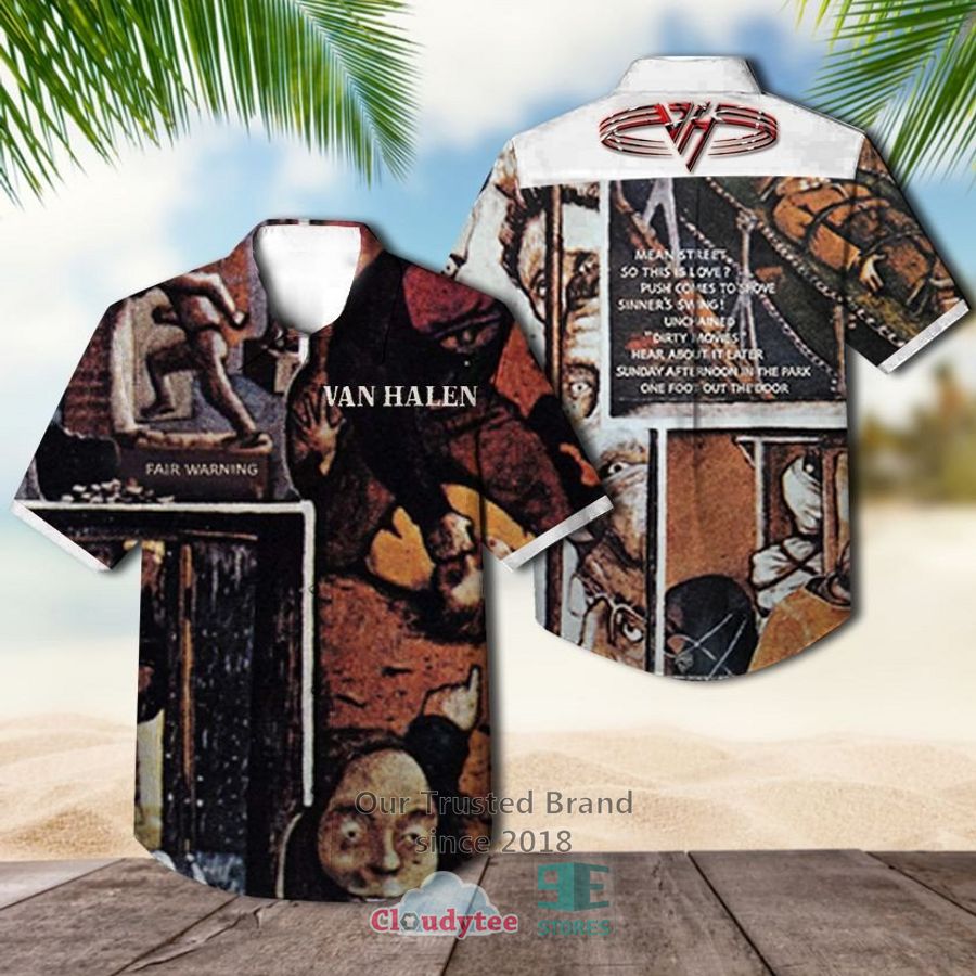 Van Halen the 1984 ver Hawaiian Casual Shirt