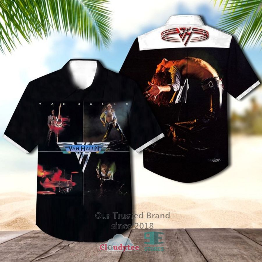 Van Halen The best of Both Worlds Hawaiian Casual Shirt