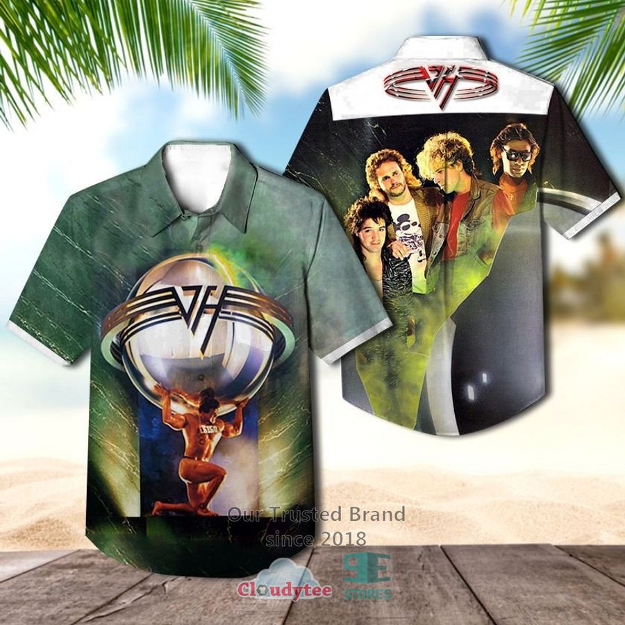 Van Halen Women and children first Hawaiian Casual Shirt