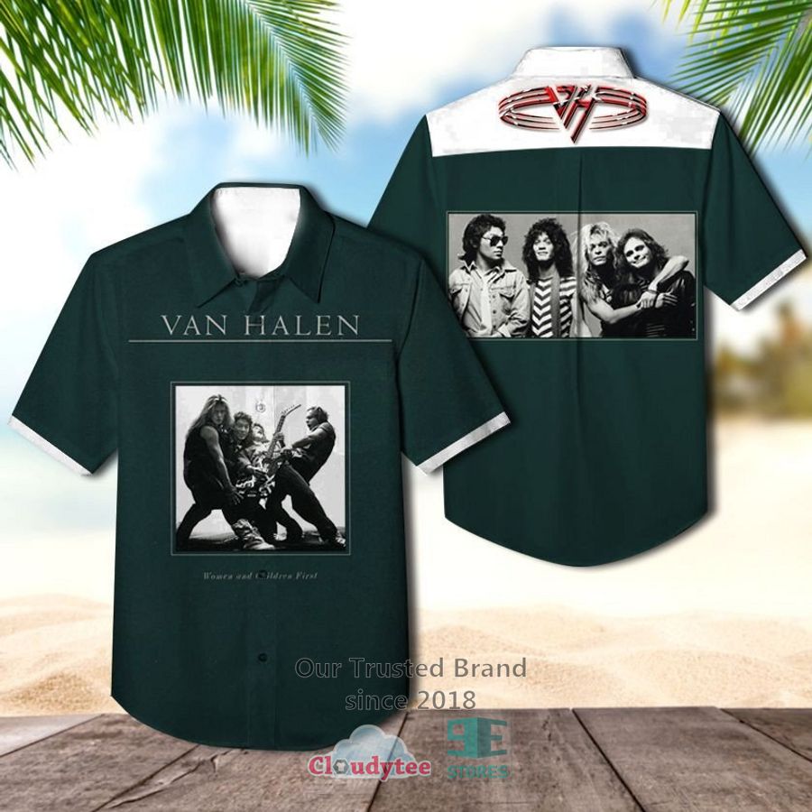 Van Halen the 1984 Hawaiian Casual Shirt