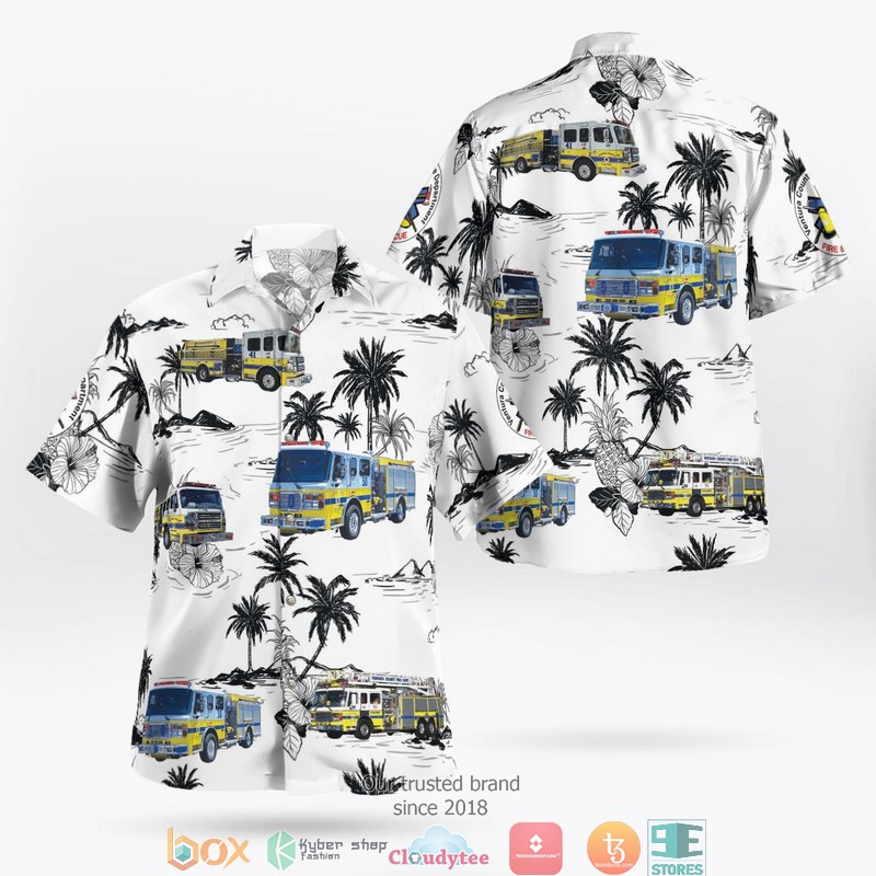 Venice Sarasota County Florida Venice Fire Rescue Hawaiian Shirt