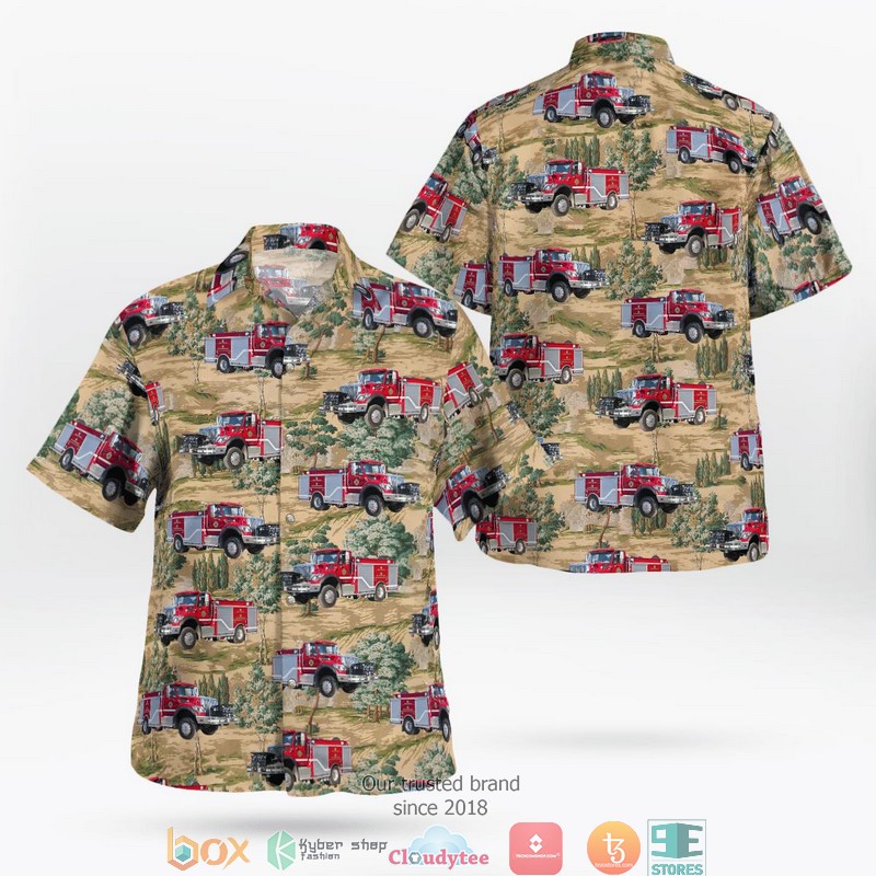 Vernon Township Fire Department Hawaiian Shirt