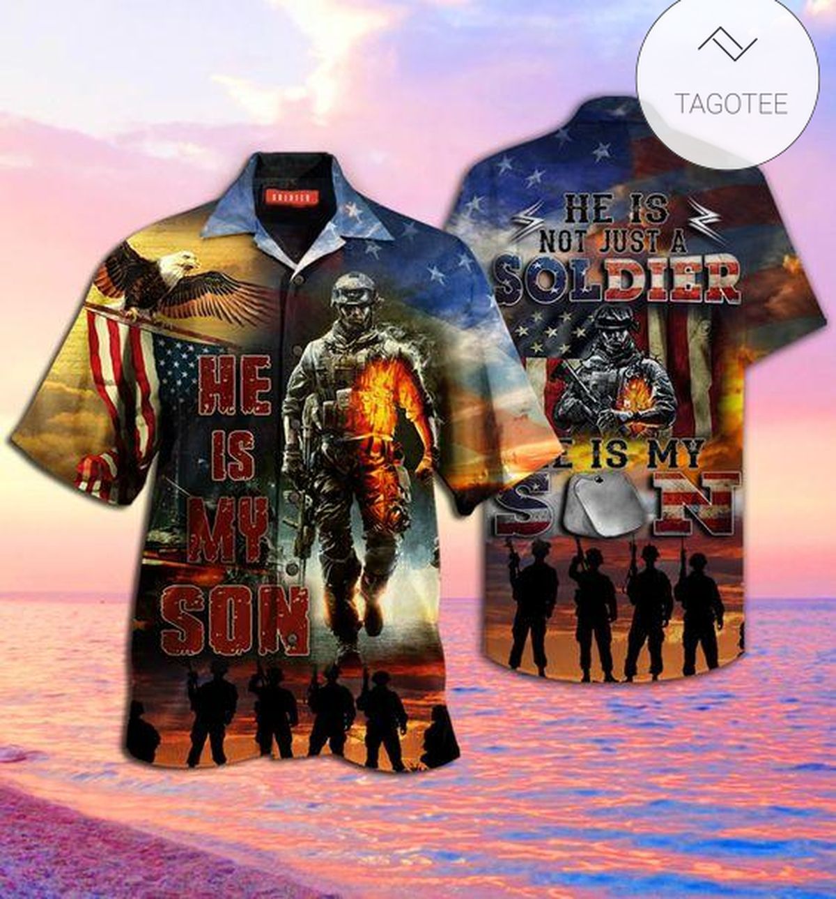 Veteran Hawaii Shirt Jesus Soldier Stand For The Flag Kneel For The Fallen Hawaiian Shirt