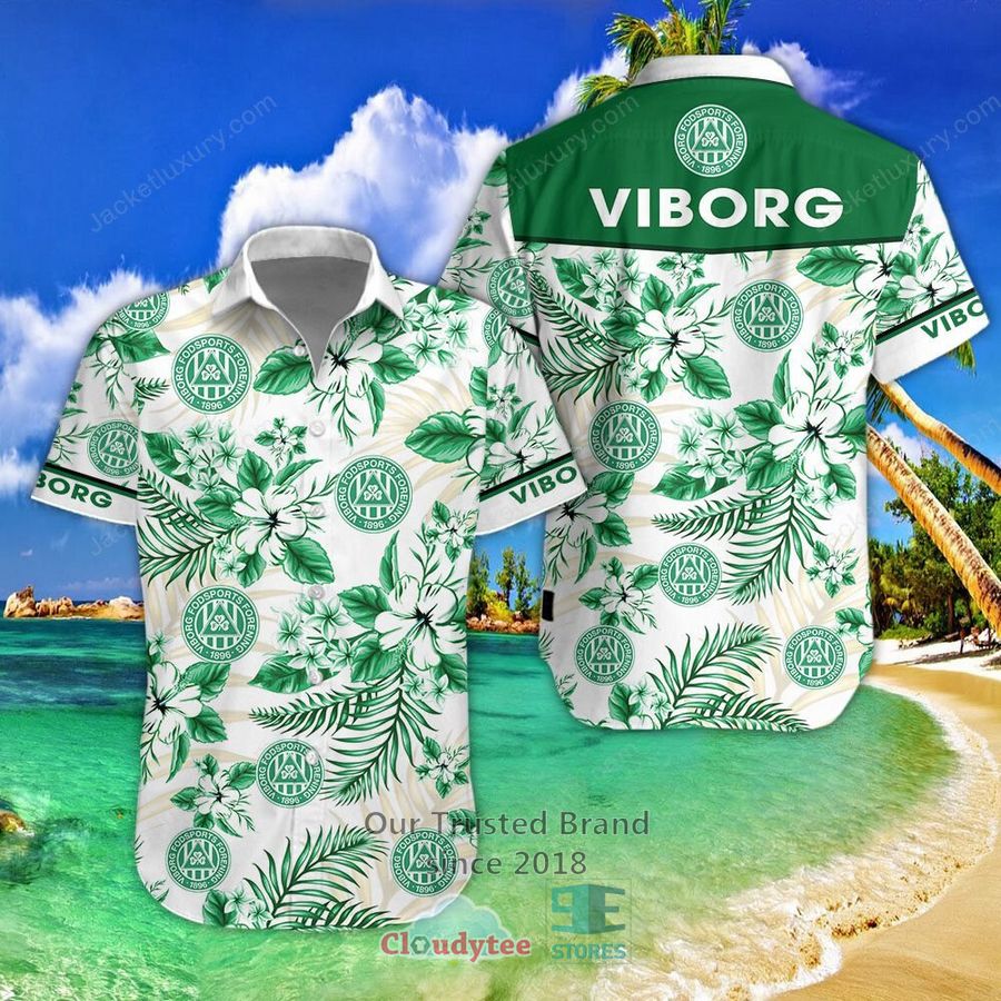 Viborg FF Gree Hawaiian Shirt, Short