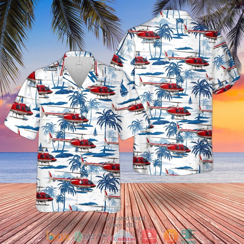 Vigili Del Fuoco Agusta-Bell AB 412 Hawaiian Shirt