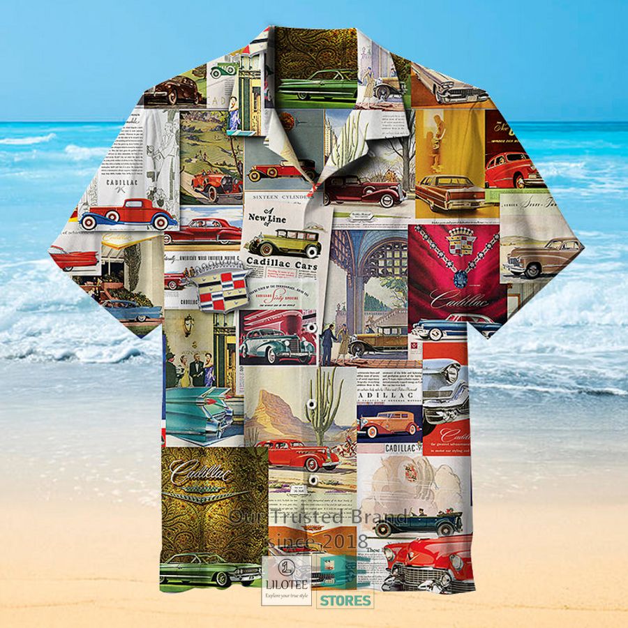 Vintage Car Collection Casual Hawaiian Shirt