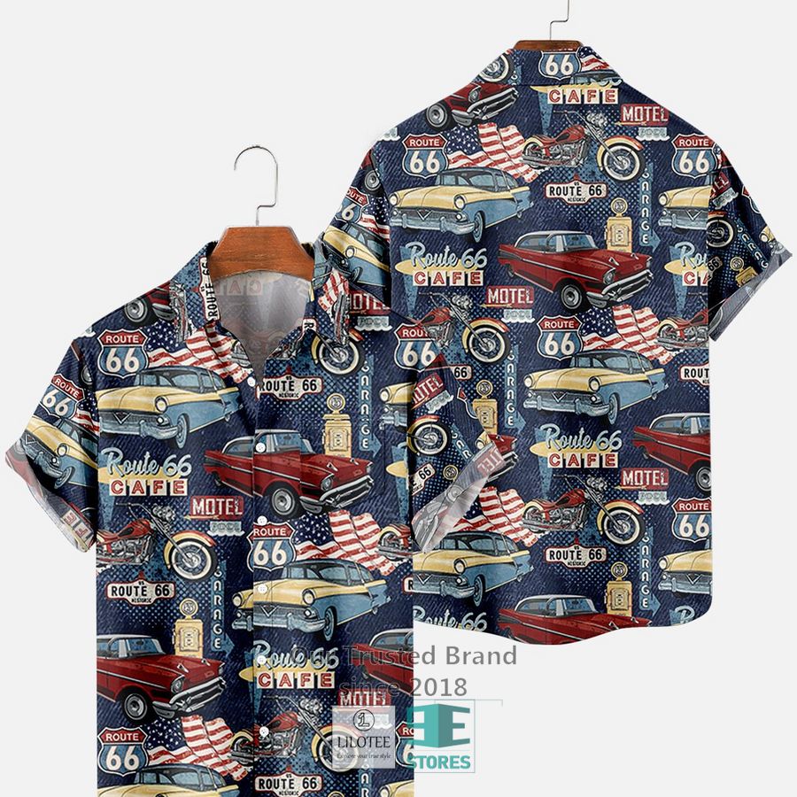 Vintage Car Hawaiian Shirt