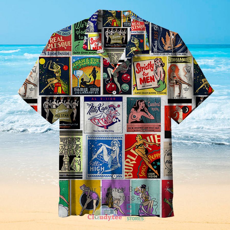 Vintage Sci-Fi Space Battle Alien Comic Art Hawaiian Shirt