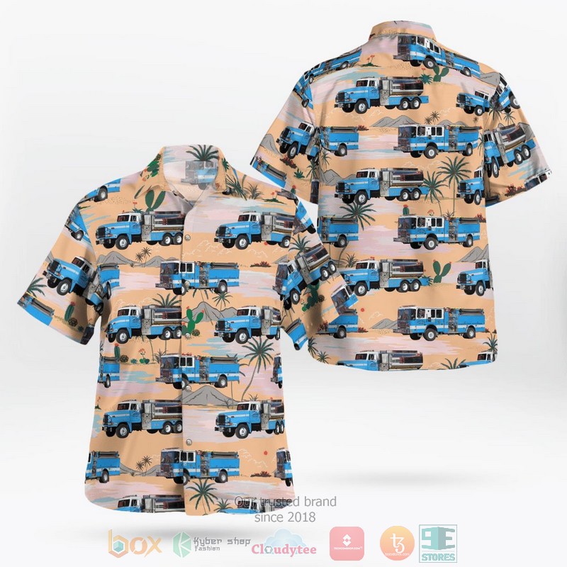 Virginia Beach Virginia Ocean Park Volunteer Rescue Squad Hawaiian Shirt