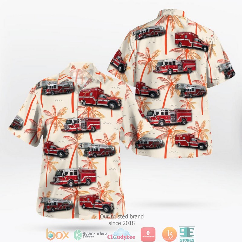 Virginia New Baltimore Volunteer Fire Company 3D Hawaii Shirt