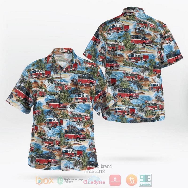 Virginia Chincoteague Volunteer Fire Company Hawaiian Shirt