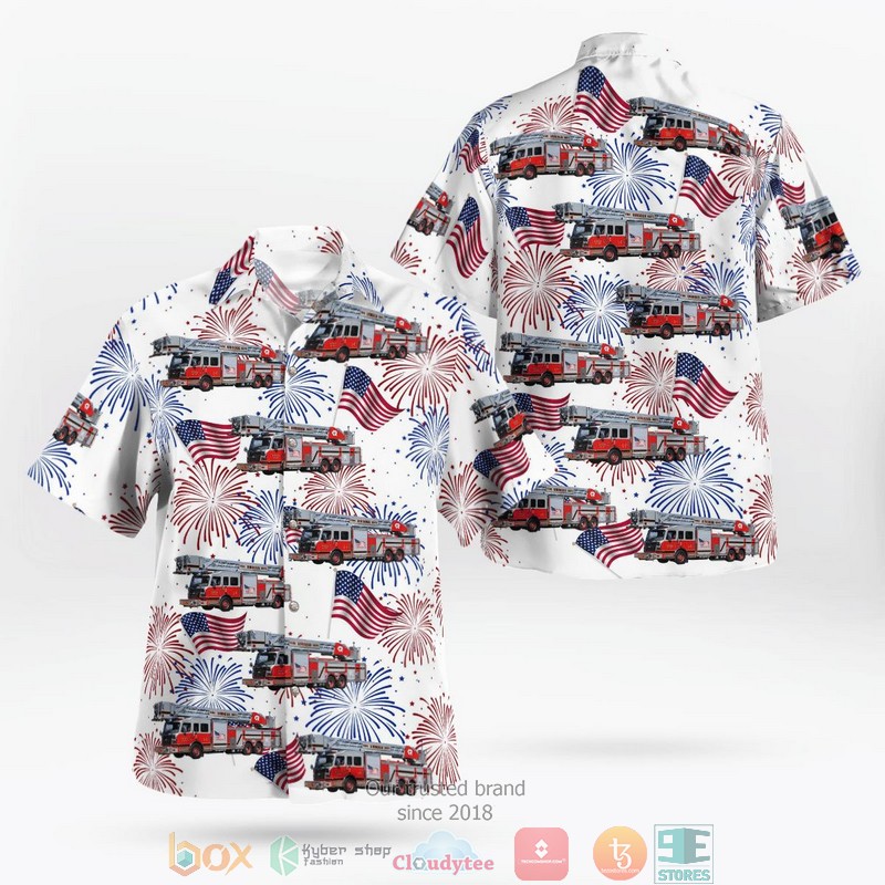 Viroqua Wisconsin Viroqua Fire Department Hawaiian Shirt