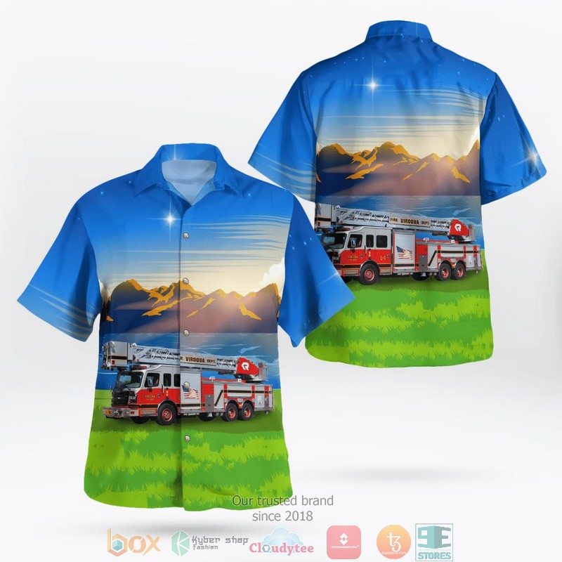 Vischer Ferry Volunteer Fire Company Hawaiian Shirt