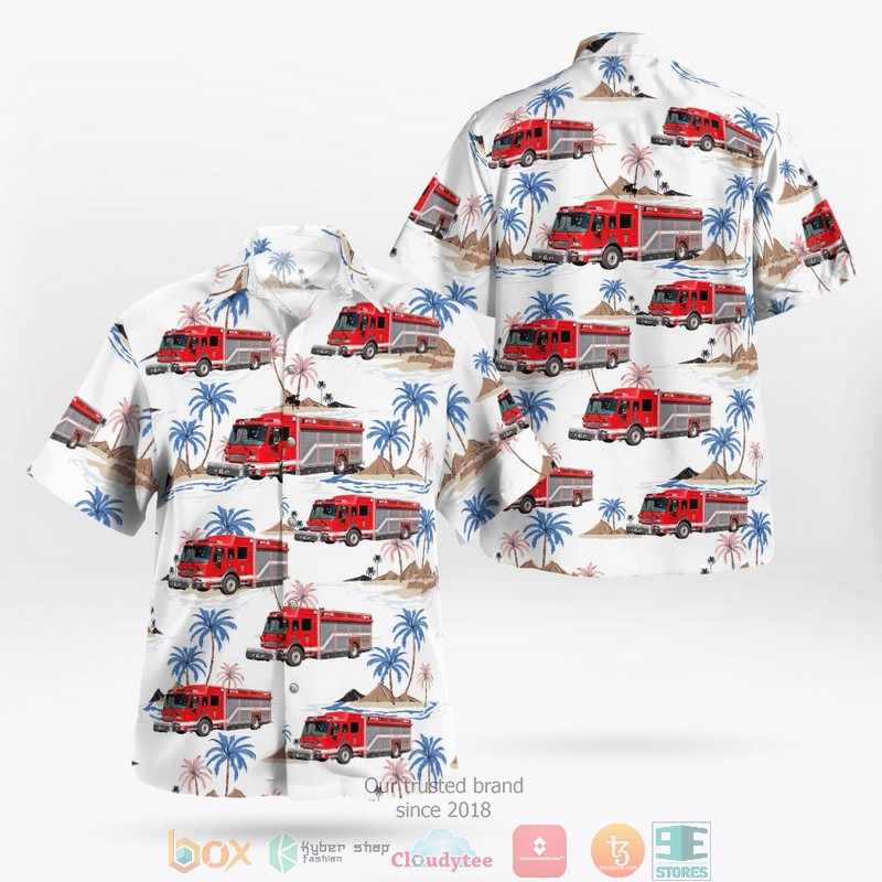 Viroqua Wisconsin Viroqua Fire Department Hawaiian Shirt