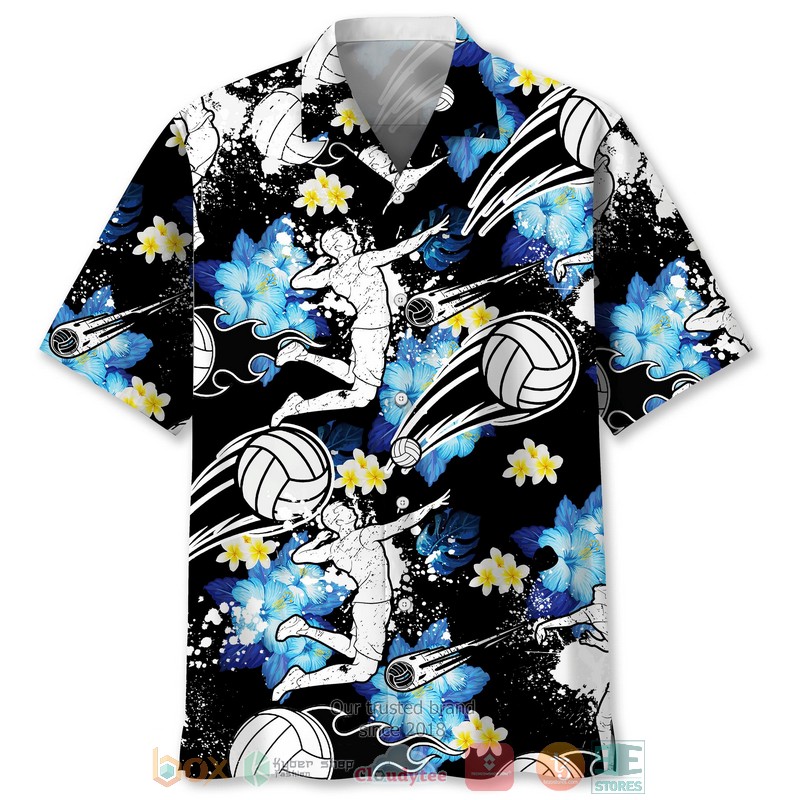 Volleyball Kelly Green Hawaiian Shirt