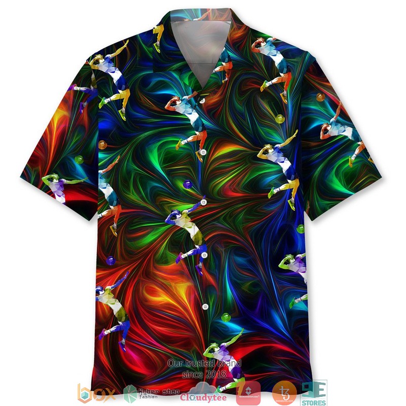 Volleyball Blue Nature Hawaiian Shirt