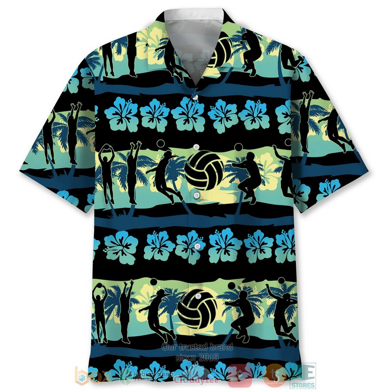 Volleyball Tropical Hawaiian Shirt