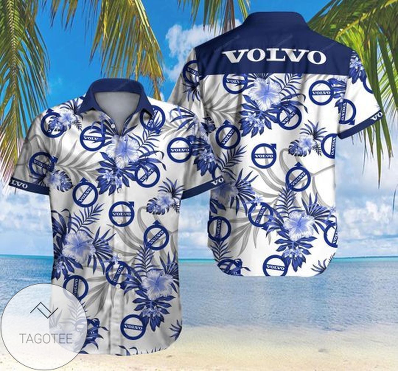 Volvo Authentic Hawaiian Shirt 2022 3d