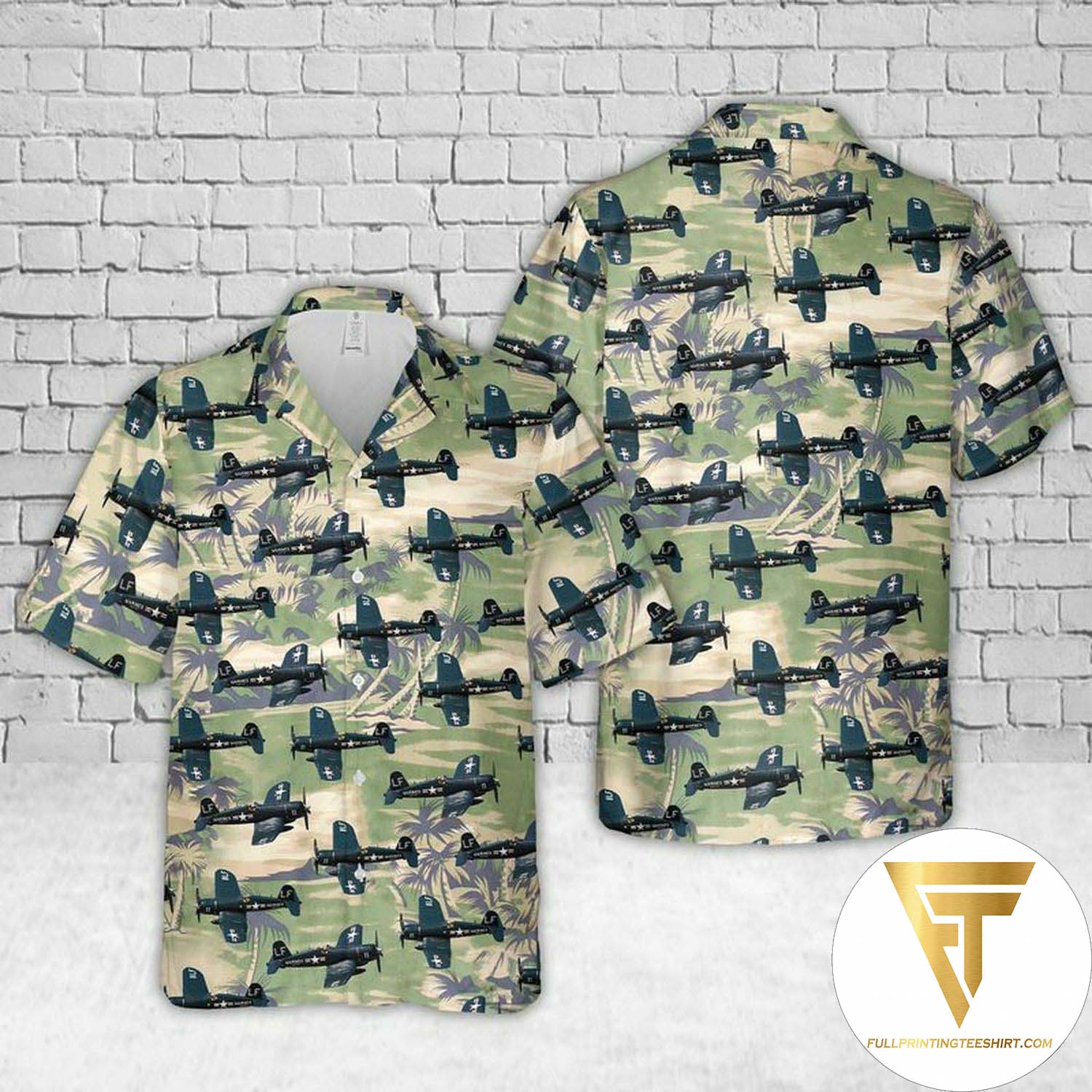 VistaJet Bombardier BD-700-1A11 Global 5000 Hawaiian Shirt And Beach Shorts