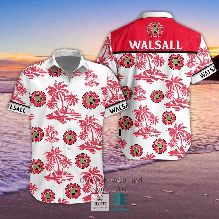 Walsall FC Hibiscus Hawaiian Shirt