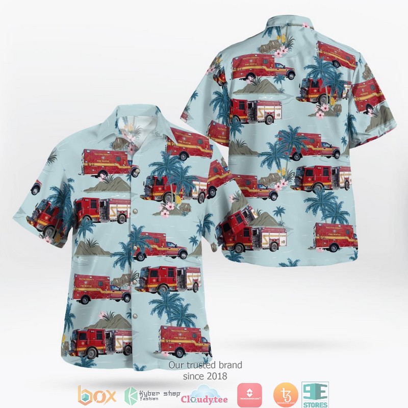 Walmart Hawaiian Shirt, Short