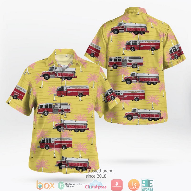 Wareham EMS Local 2895 Massachusetts Hawaiian Shirt