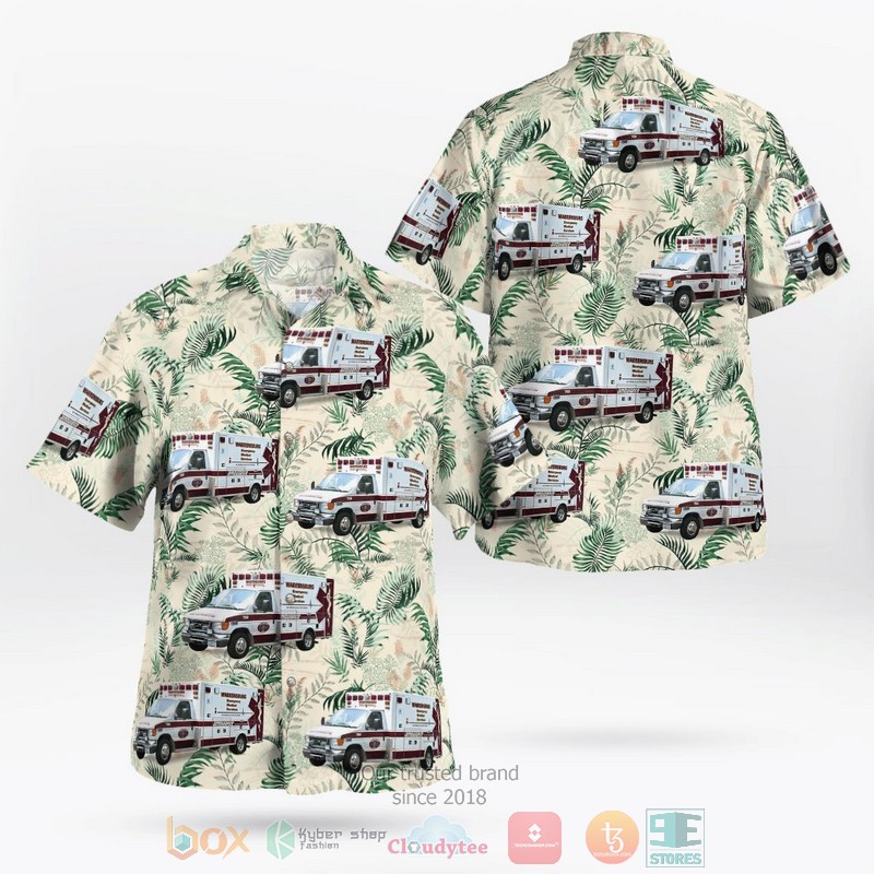 Warrenton Virigina Novant Health UVA Health System Transport Team Hawaii 3D Shirt