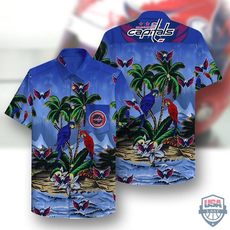 Washington Nationals Parrots Hawaiian Shirt