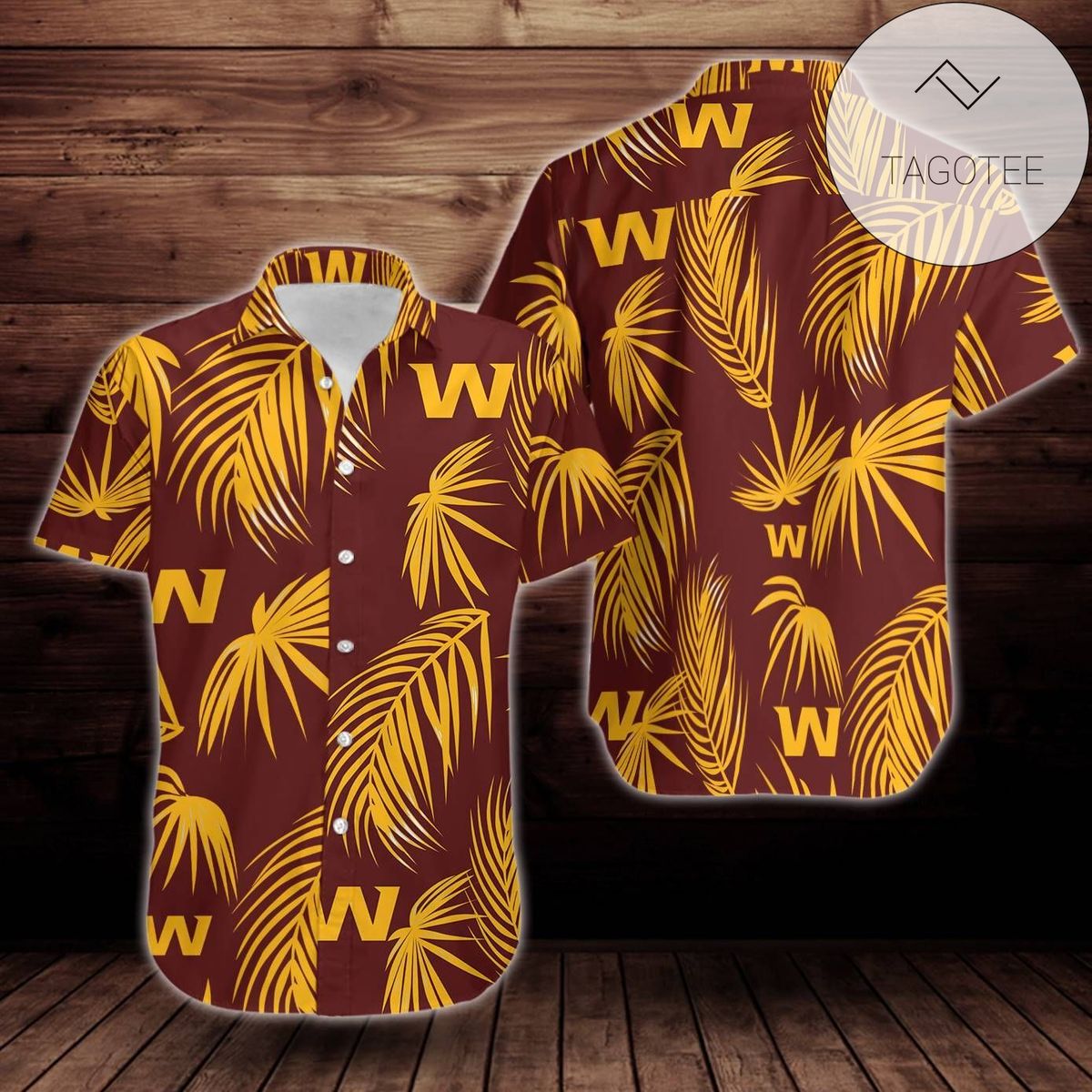 Washington Nationals 50th State Hawaiian Shirt