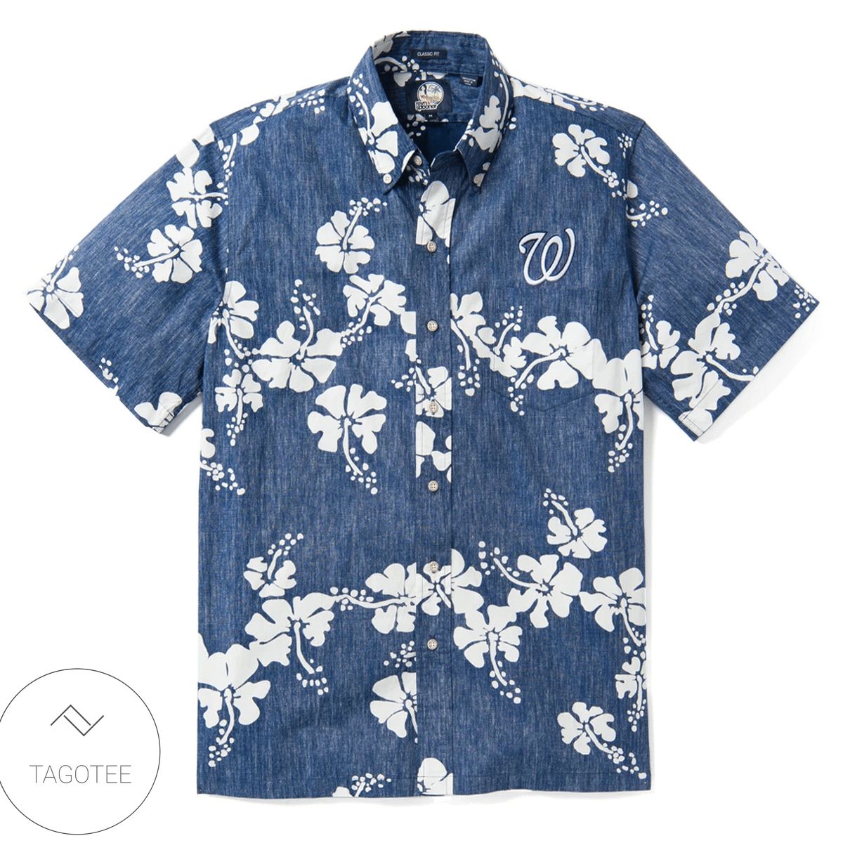 Washington Nationals 50th State Hawaiian Shirt