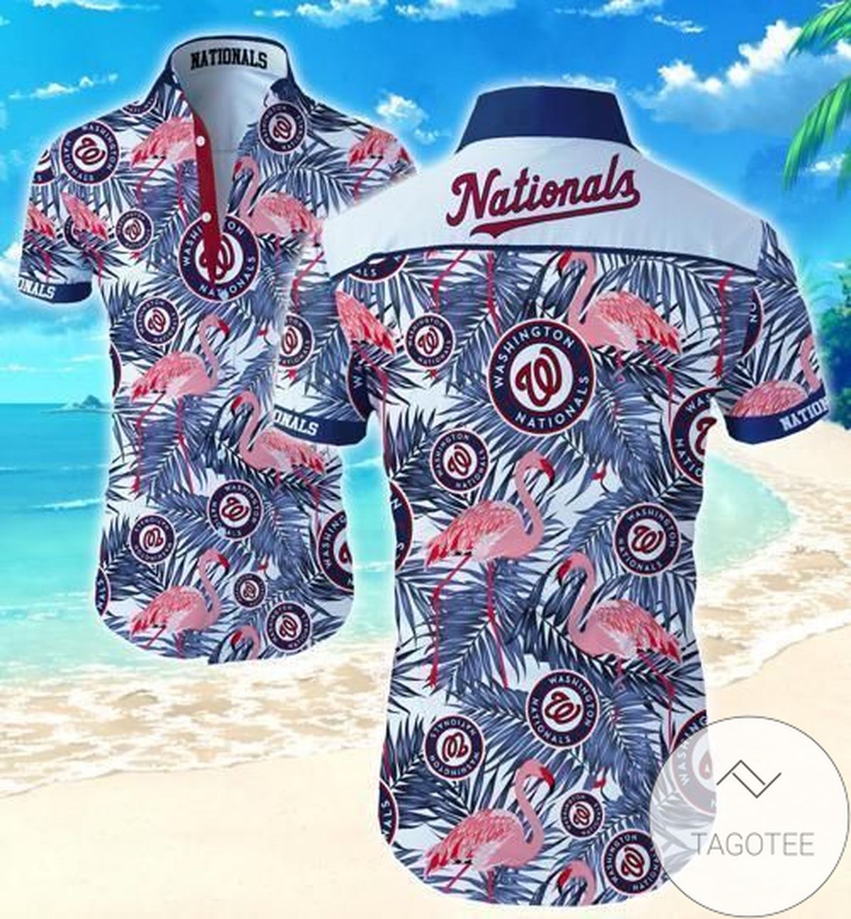 Washington Nationals Hawaii Fit Body Shirt