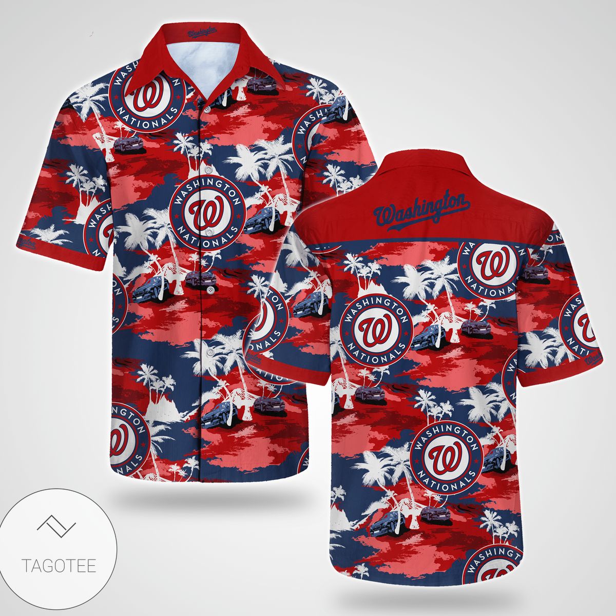 Washington Nationals Mlb Fan Skull Authentic Hawaiian Shirt 2022