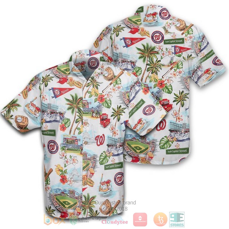 Washington DC Georgetown Emergency Response Medical Service Hawaiian Shirt