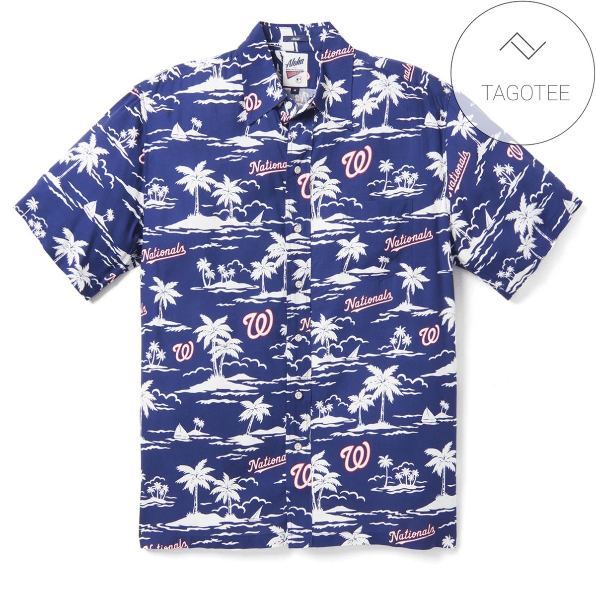 Washington Nationals Tommy Bahama Hawaiian Shirt Summer Button Up Shirt For Men Hawaiian Summer Trends Shirt 2020