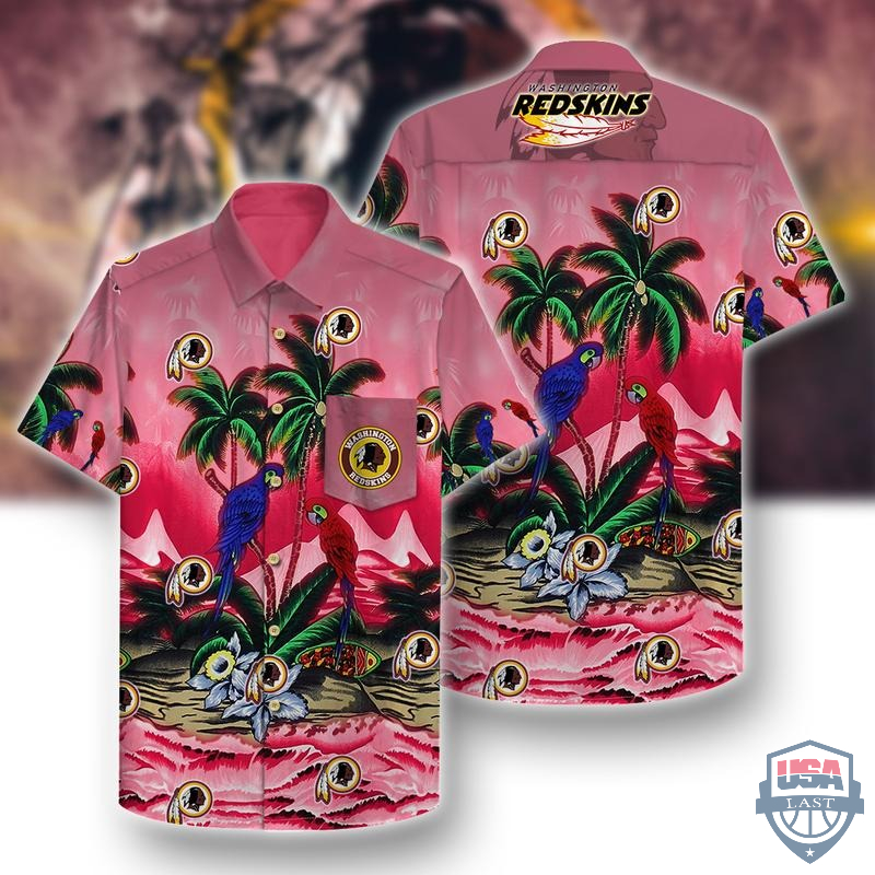 Washington Nationals Parrots Hawaiian Shirt