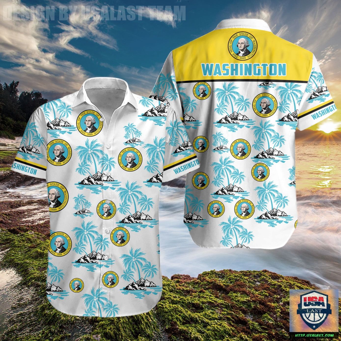 Washington Redskins Snoopy Surfing Hawaiian Shirt