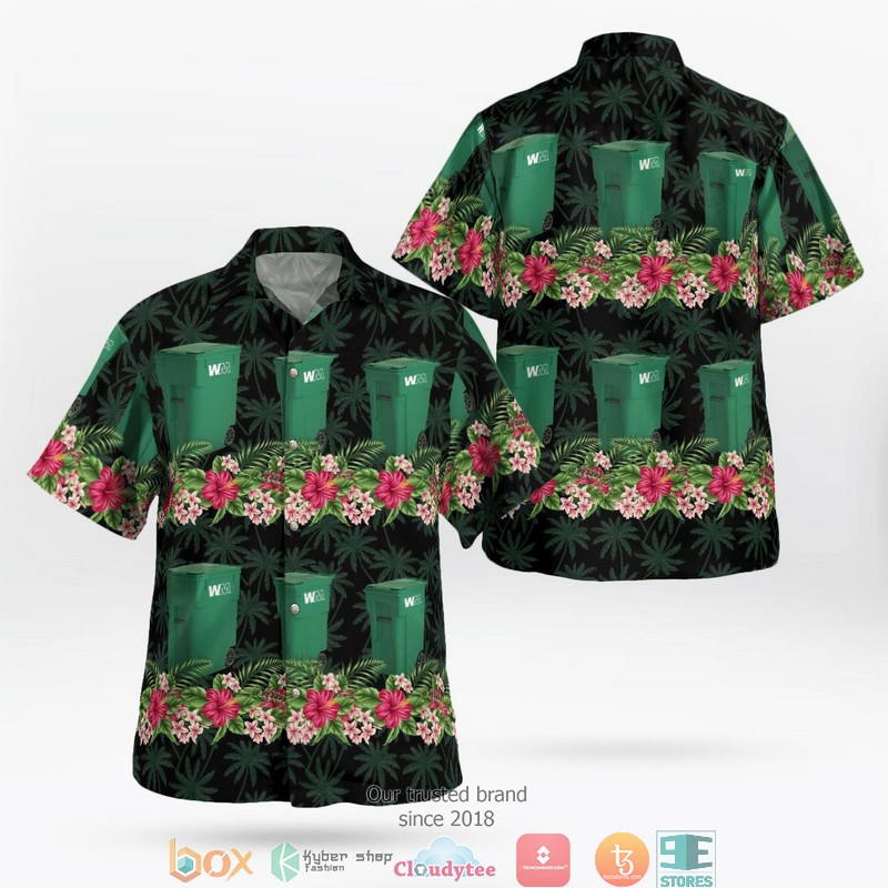 Waste Management Freightliner M 2 with McNeilus Rear Loader Hawaiian Shirt