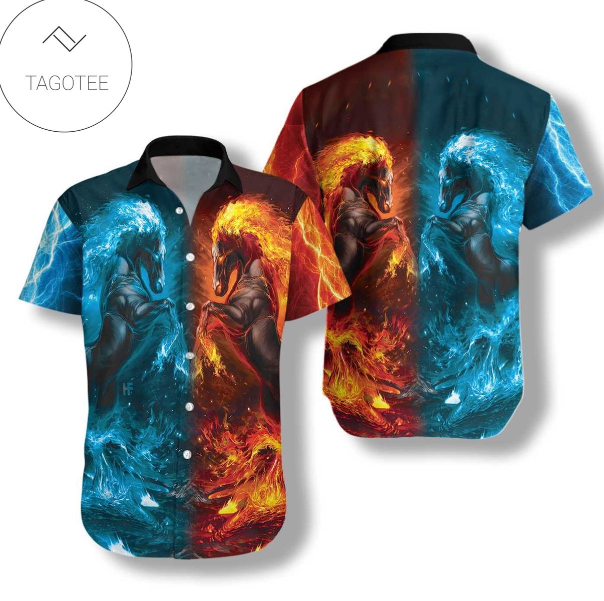 Water Color Jesus For Men And Women Graphic Print Short Sleeve Hawaiian Casual Shirt