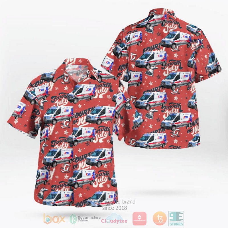 Watercolor Disney Monorail Hawaiian Shirt