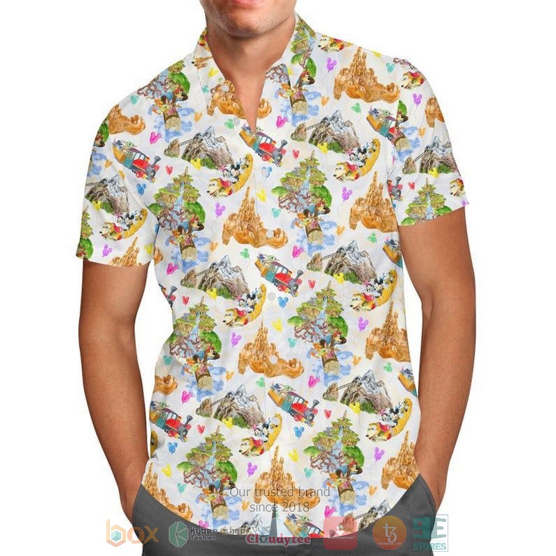 Watercolor Villains Hawaiian Shirt