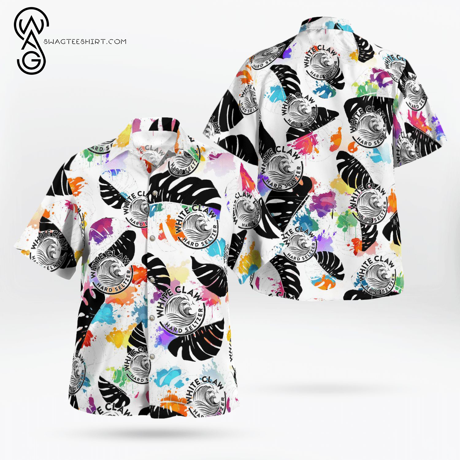 Weed Skull Pattern Tropical Summer Hawaiian Shirt