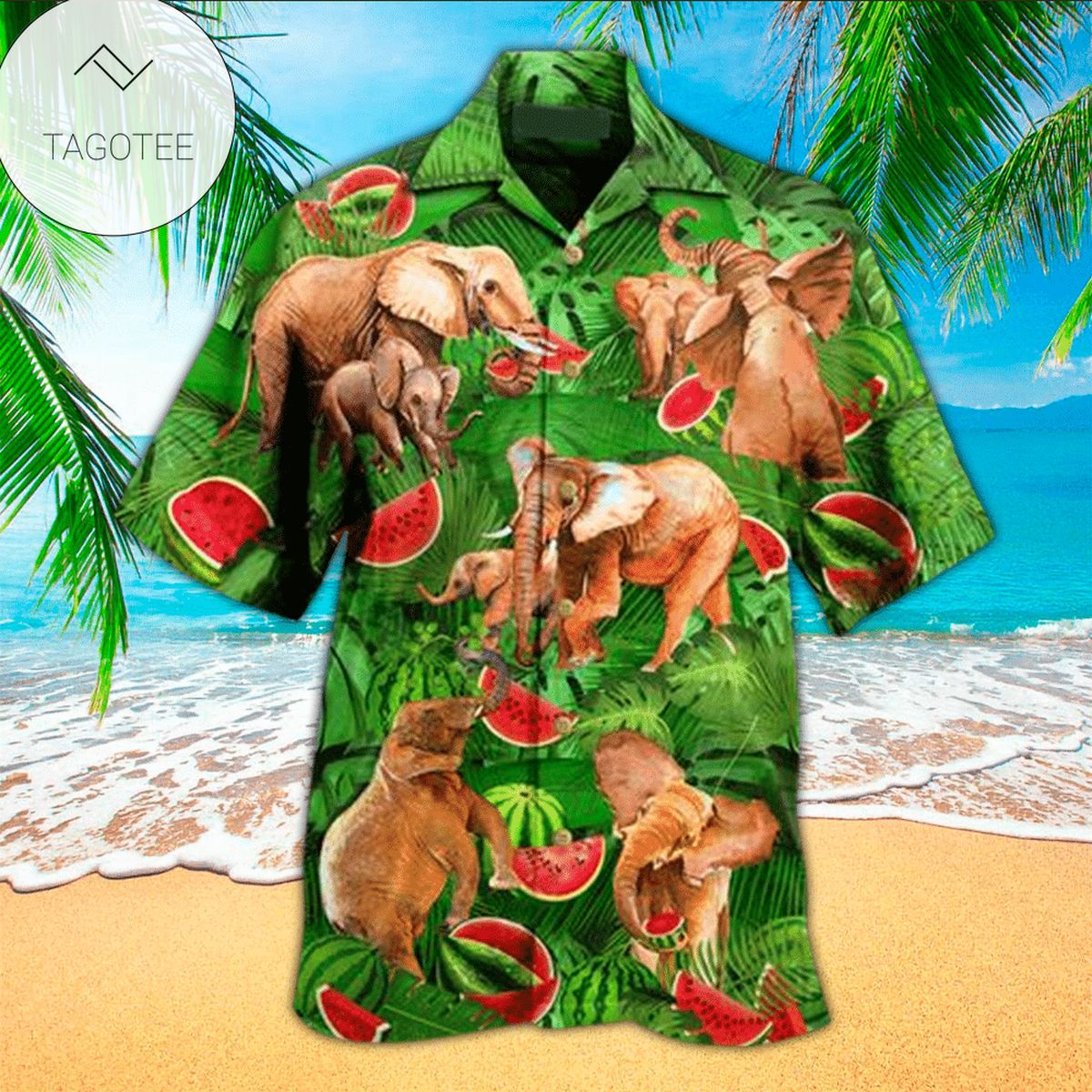 Watermelon Aloha Shirt Perfect Hawaiian Shirt For Watermelon Lover