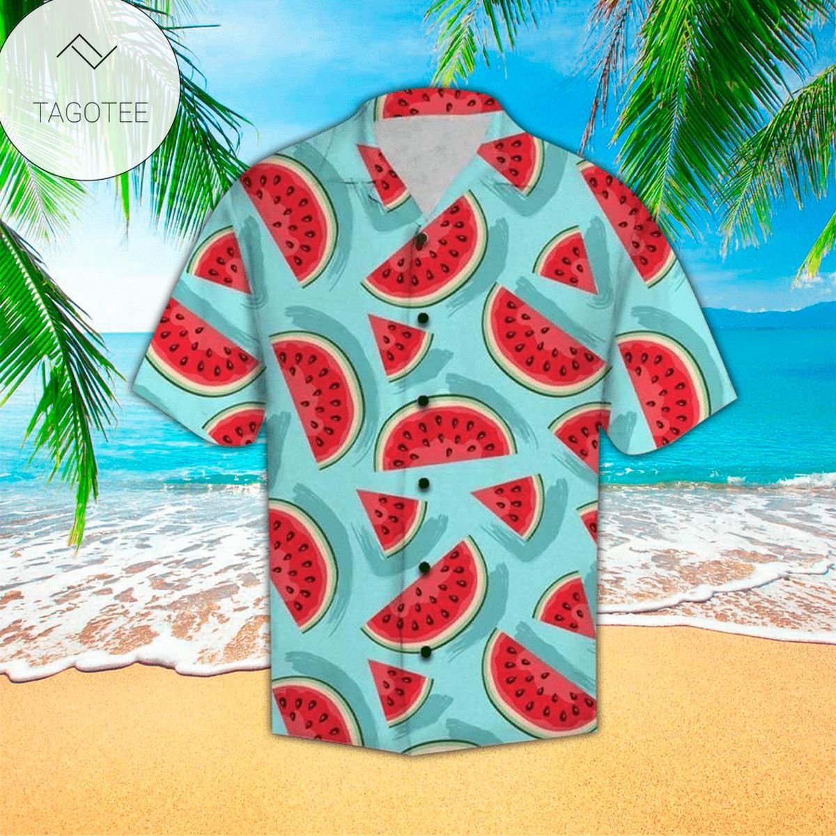 Watermelon Apparel Watermelon Button Up Shirt