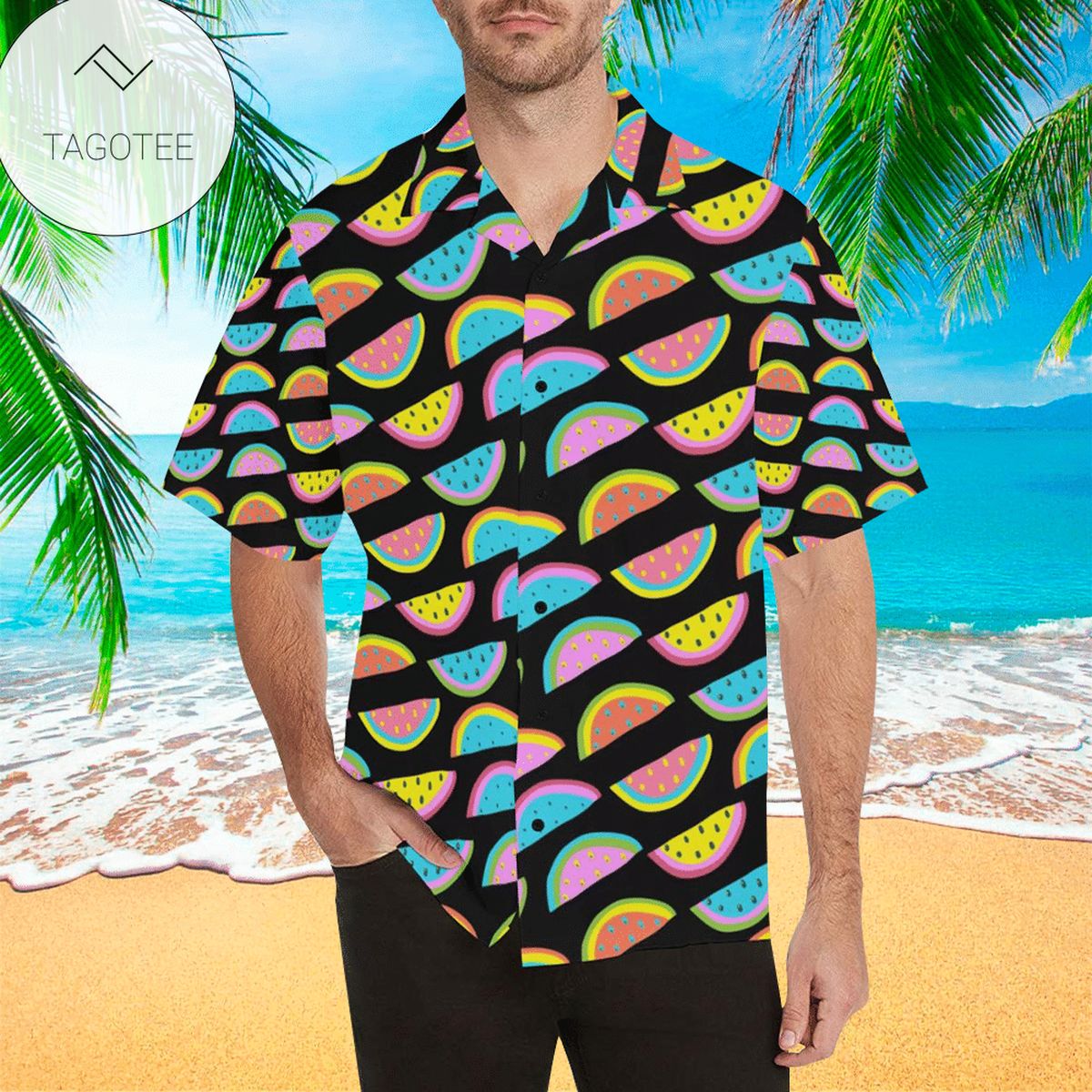 Watermelon Apparel Watermelon Button Up Shirt