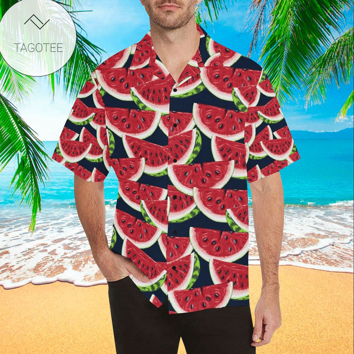 Watermelon Hawaiian Shirt Watermelon Lover Gifts