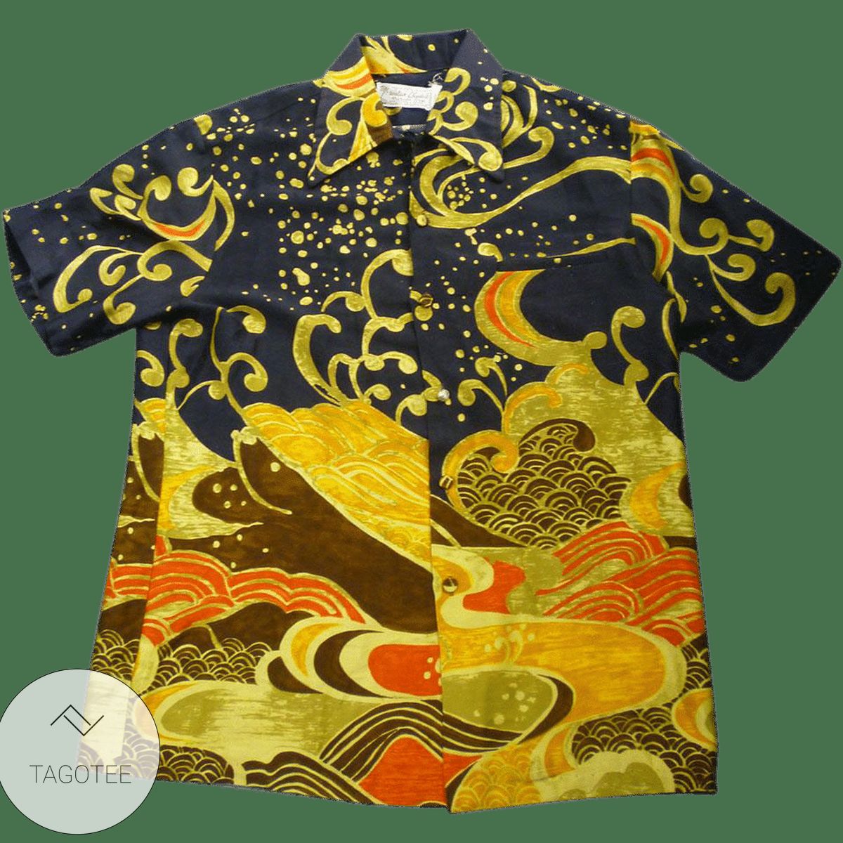 Wave Hawaiian Shirt Wave 3D Printed Shirt