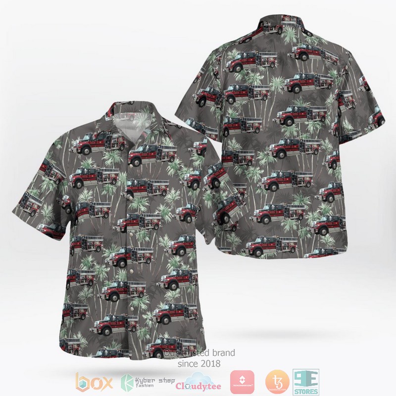 Weir Volunteer Fire Dept Georgetown Texas Hawaiin Shirt