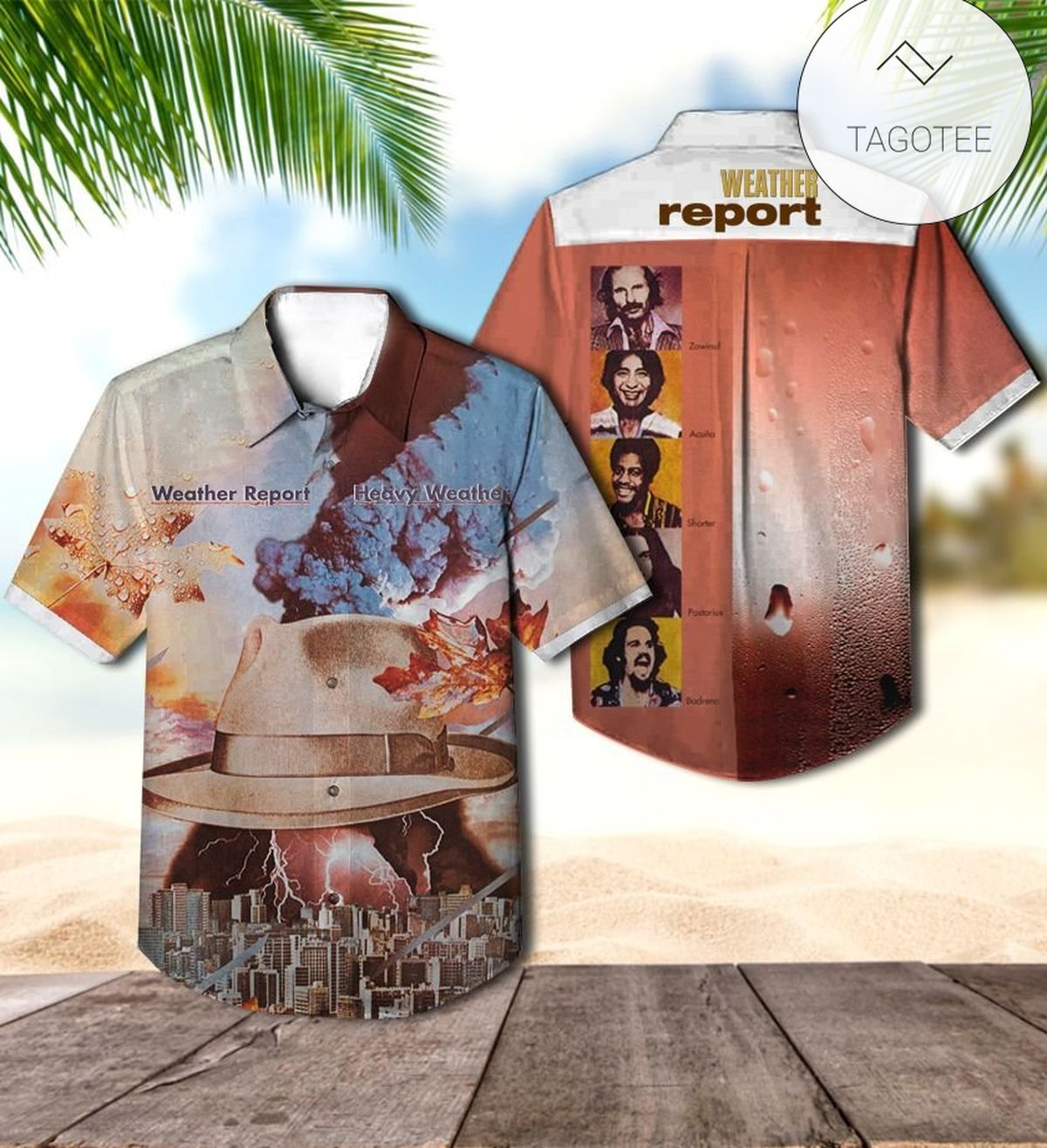 Weather Report I Sing The Body Electric Album Cover Hawaiian Shirt