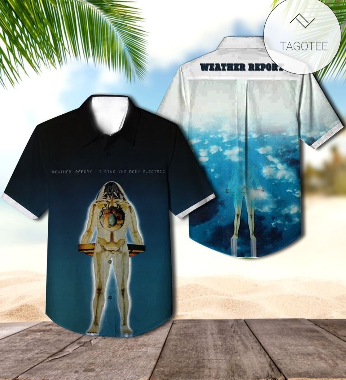 Weather Report Mysterious Traveller Album Cover Hawaiian Shirt