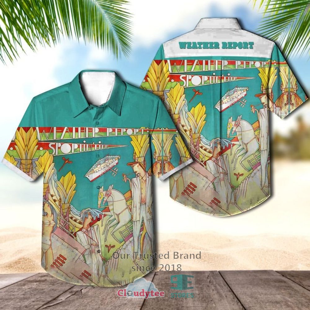 Weather Report Rrea Casual Hawaiian Shirt